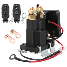High Current Battery Disconnect Switch Remote Kill Switch for Car Truck 500A Starting 200A Rated DC12V Wireless Anti-Theft Prevent Battery Drain Battery Disconnect Switch Isolator