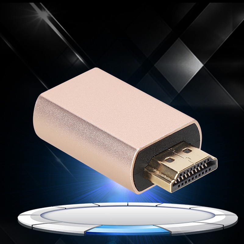 HDMI Virtual Display Male To Female Adapter Converter For Display/TV