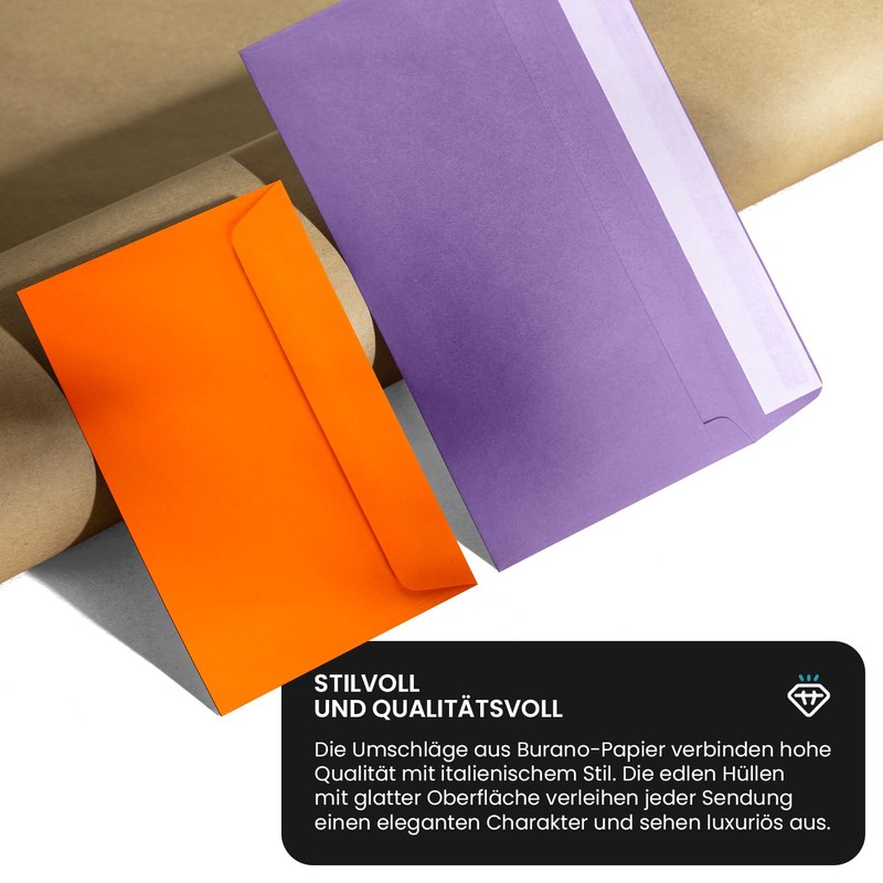 Netuno Lilla Envelopes DIN B6 125 x 175 mm 90