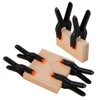 FRICHOM 10 PCS 4.5 inch Professional Plastic Large Spring Clamps