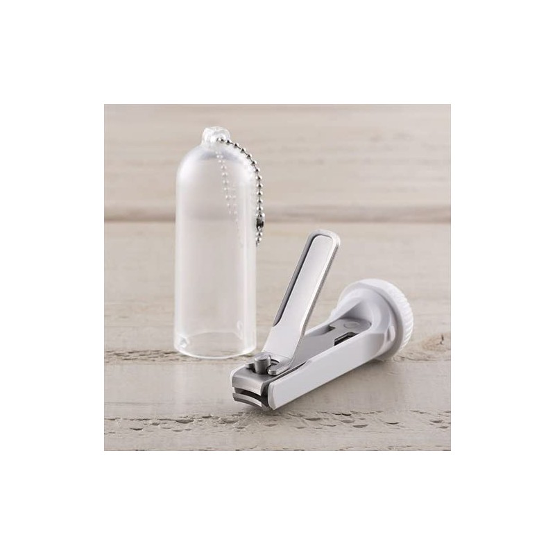 Kai Corporation KQ1323 Nail Clipper with Cap, Curved Blade, Made