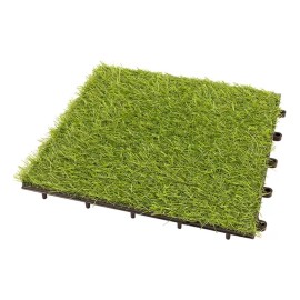 HD Piso Modular Con Pasto Sintético 30 X 30 Cm Jardin Terrazas.