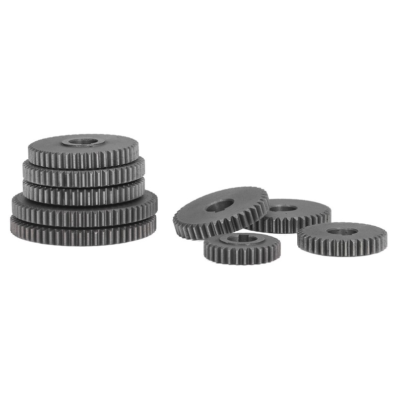 9Pcs Metal Gear Set Mini Lathe Cutting Machine Gears 2xT60