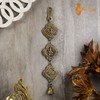 Two Moustaches Brass Shree Ganeshaya Namah Decorative Hanging Bells Standard
