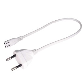 Euro 8 to Spade Cable (50 cm, Single Pack, White)
