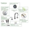 Bathroom Faucet for Sink 3 Hole, Chrome 8 Inch Widespread