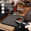 Sandiyago Non-Slip Coffee Tamping Mat with 2 Coffee Brushes, Durable