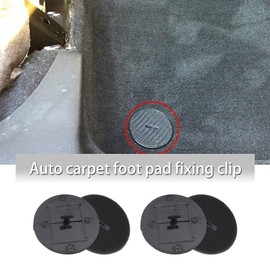 EMSea 4 x Floor Mats Hook Buckle Clip Fixings 07149166609 Auto Locking Swivel T Shape