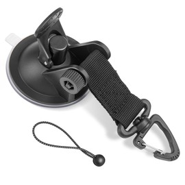 RED WOLF Heavy Duty 65MM Suction Cup Anchor Tie Down with Rotatable Hanging Hook Hold up to 22 LBs/10KG Each for Outdoor Camping Tarp Car Window Ceiling Awning RV Board Boat Vehicle Glass Surfing 2PC