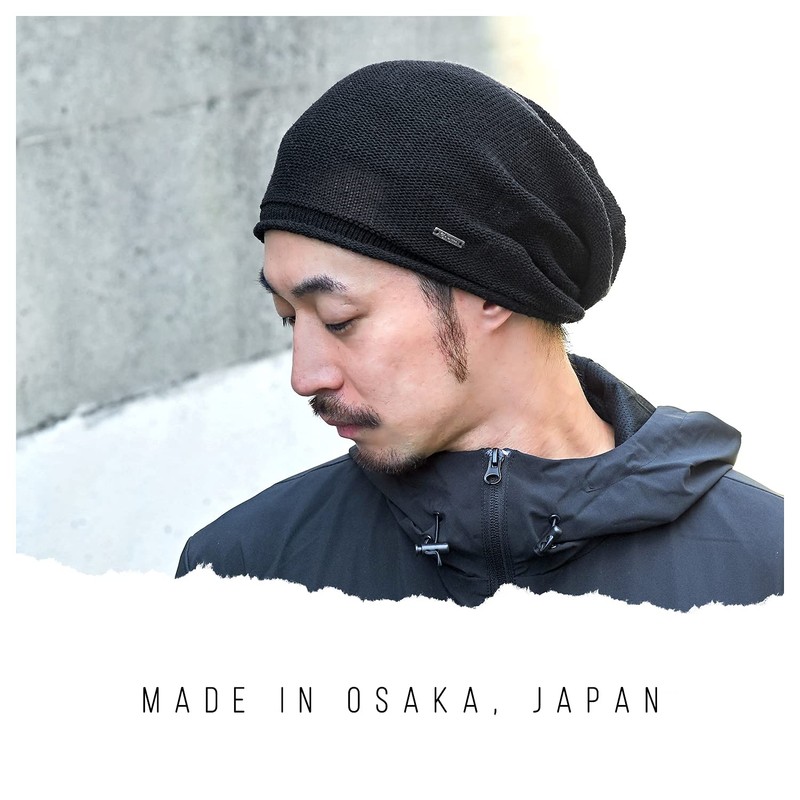 CHARM Gorro de seda para hombre, gorros de punto de