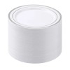 BESTSTAR 100PCS White Plastic Plates for Party, 10.25 Inch Disposable