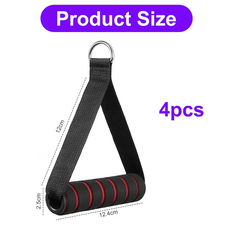 Gym Accessories, Double D Ring LAT Pulldown Attachment,Cable Machine, for