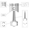 uxcell Engine Piston Ring Set 47mm ID 49mm OD Air