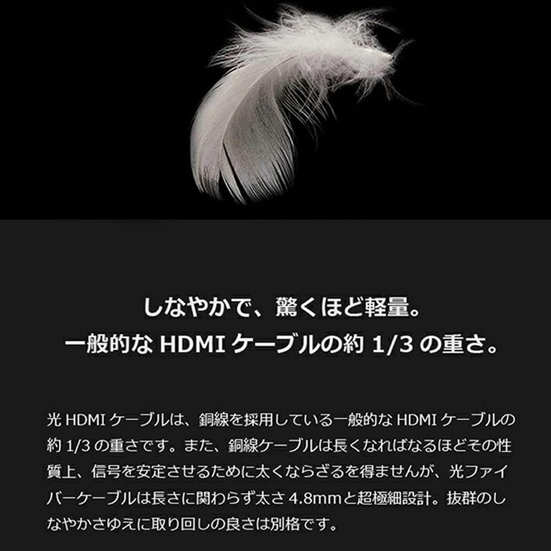 [PANDA] 4K @ 60Hz 18Gbps Transmitting Optical HDMI Cable, Ultra