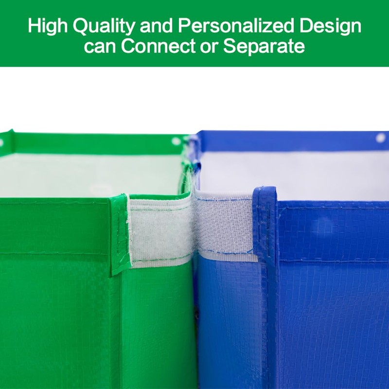 4 PCS Recycle Bin,Separate Recycling Bin,Reusable Waterproof Waste Baskets for