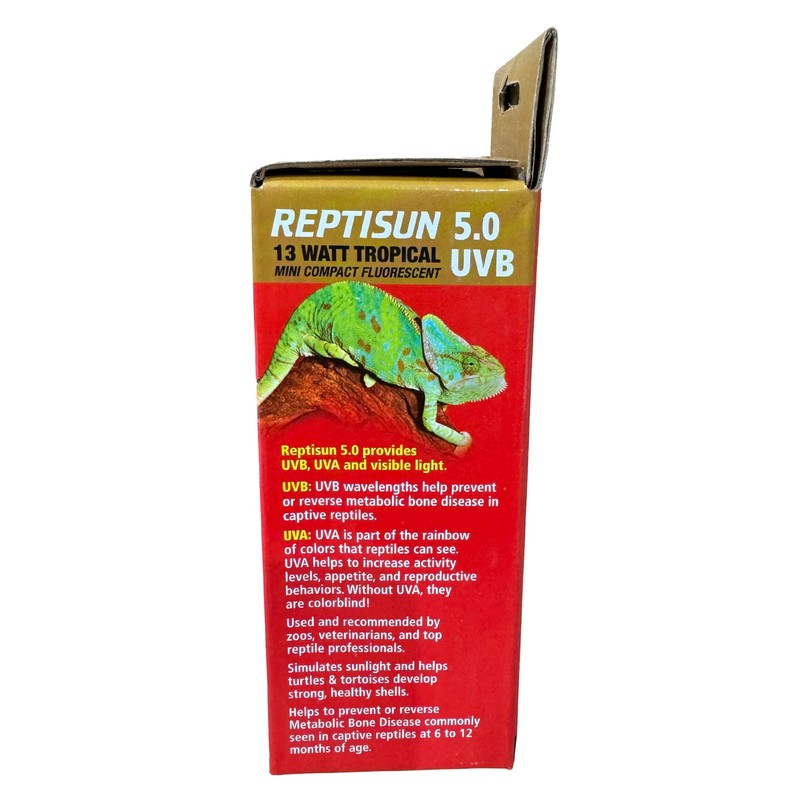Zoo Med Reptisun 5.0 Uvb Mini Compact Fluorescent (Pack of