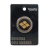 HOKUSHIN TRADING KAM-GD-006 Golf Marker, Family Crest Metal Marker, Gold