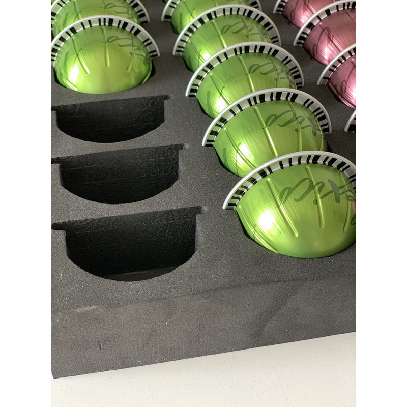 Coffee Pod Storage Tray, Organizer Compatible with Nespresso Vertuoline For