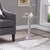 LIKENOW Furniture Acrylic Side Table, Acrylic End Table for Drinking