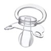 Landofgenie Dummy Adult Size Transparent Bear Model Large Teat Shield