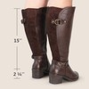 Chicblooms Women's Extra Wide Calf Knee High Riding Boots with