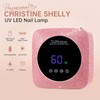 CHRISTINE SHELLY 96W UV LED Nail Lamp Cordless Nail Dryer