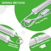 Skymoatled 4Pack 8FT LED Shop Light Garage Lights,100W 6000K 15000LM