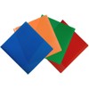 JAM PAPER Plastic 1.5 inch Binders - Assorted 3 Ring