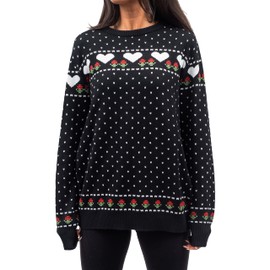 Costume Agent Adult Unisex Ellen Griswold Christmas Vacation Movie Ugly Sweater Black