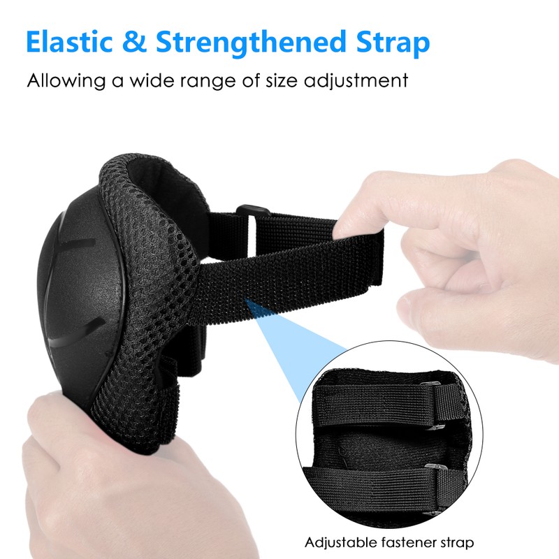 Kids Knee Pads Set 6 in 1 Protective Gear Kit