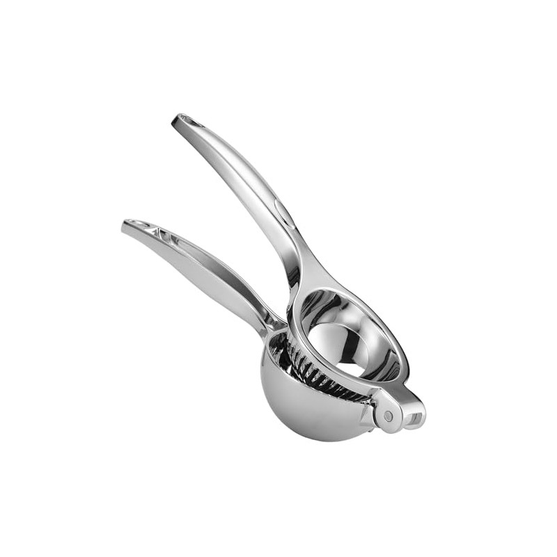 Houlime Lemon Squeezer Chrome Plated Zinc - Large Manual Citrus