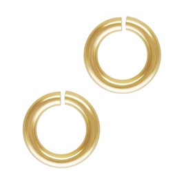 50pcs Adabele Real 1/20 14K Gold Filled Open Jump Rings 6mm Small O Ring Connector (Wire 0.8mm/20 Gauge) for DIY Craft Charm Jewelry Making JK6-C6