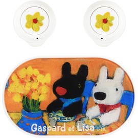  Gourmandies Lisa and Gaspard COS-137A Fully Wireless Stereo Earphones, Dining Room, W 2.1 x H 1.3 x D 1.3 inches (54 x 33.5 x 33 mm)