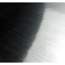 UPREDO Thick Metal Look Stainless Steel Adhesive Metallic Shelf Liner Paper Vinyl Film Backsplash Cover 15.8inch by 100inch