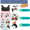 Yoksas Cute Tuxedo Cat Stickers - 50 Pcs Black White