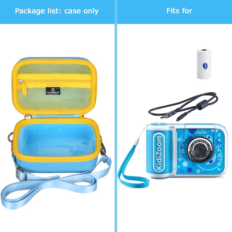 Tourmate Kids Instant Camera Case for VTech KidiZoom PrintCam, Travel
