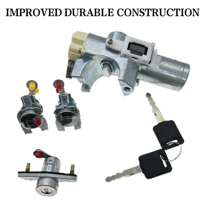 PMFCA Door Lock Cylinders & Ignition Switch with Keys for