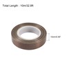 uxcell 15mm PTFE Coated Fabric Tape Brown High Temperature Tape