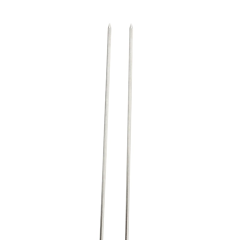 8 Pcs Stainless Steel Barbecue Fork Roasting Stick with Temperature