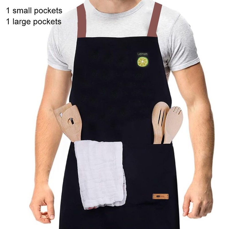 Kitchen Apron, Adjustable Apron, Apron with Pocket, Men's Women's Kitchen