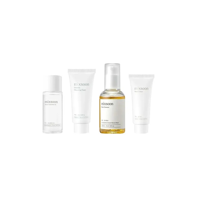 Mixsoon Glass Skin Suitcase Kit Coreano 4 Piezas