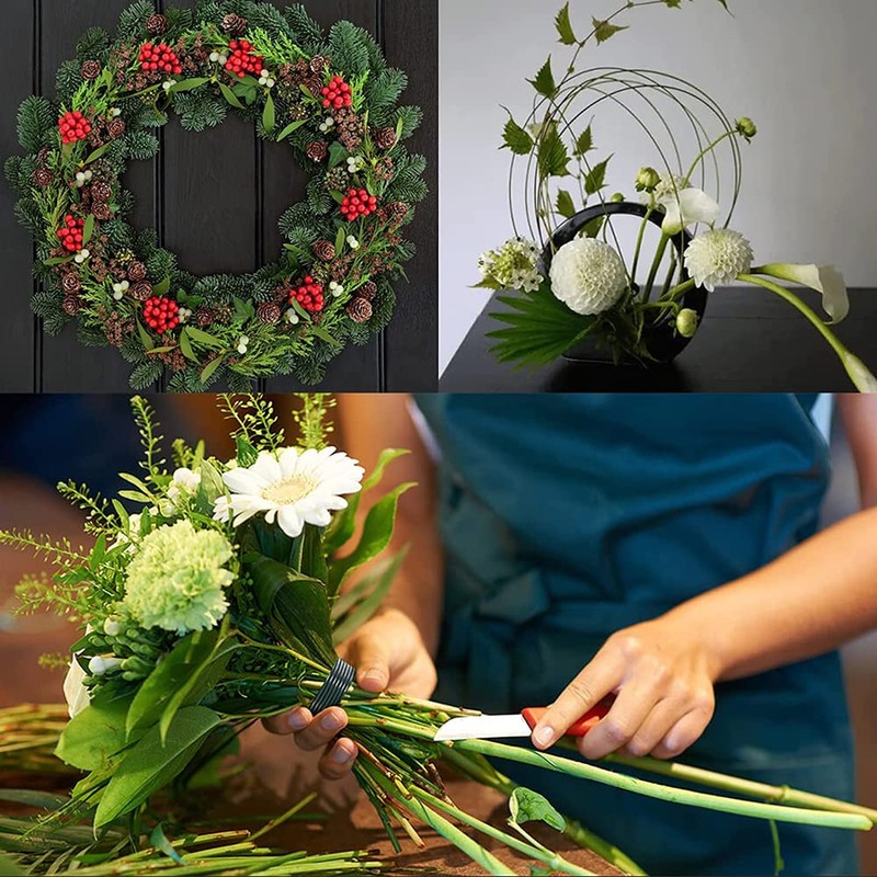 DFsucces Painted Iron Wire, Artificial Flowers, Decorative Wire, Wreath Wire,