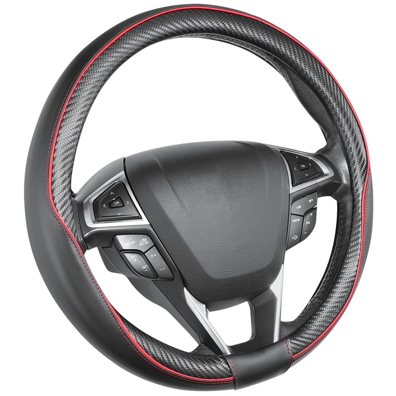 SEG Direct Car Steering Wheel Cover Universal Standard Size 14