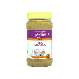 SHASHA Chai Masala Spice Tea Jar, Latte, Coffee, Unsweetened Powdered Spice, (Pack of 2), 3.52 Oz, No Added Flavoring, Cardamom, Clove, Cinnamon Spices, Perfect for Tea Time