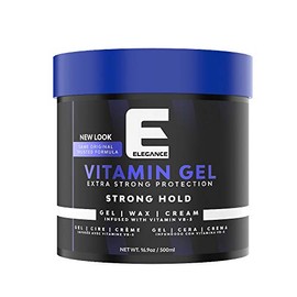 ELEGANCE GEL Extra Strong Protection Medium Hold Hair Gel, 17. 4 Oz