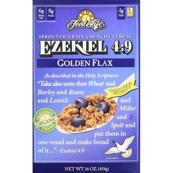 Food For Life Cereal Ezekiel 4:9 Golden Flax, 16 OZ