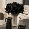 Eyamumo Fake Flowers, Faux Silk Real Touch Artificial Rose Flowers