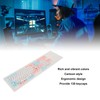 PBT Keyboard Keycaps 130 Keys Dye Sublimation Ergonomic Rich Colors