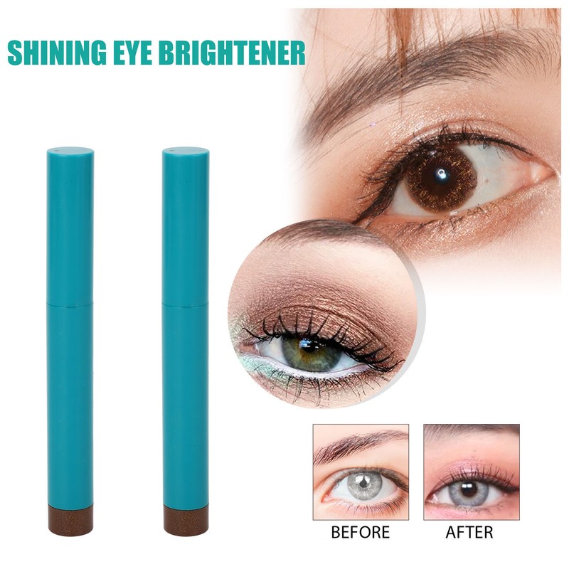 2PCS 1.4g Taupe Eyeshadow Sticks Waterproof Long Lasting Cream Texture