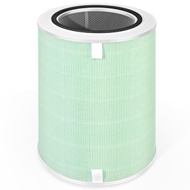 KJ500 Air Filter Replacement Compatible with Happi KJ500 Our Happi Air Cleaner Purifier,2-in-1True HEPA with Activated carbon Filter,Part# KJ500 Air Filter Replacement (1Pack)